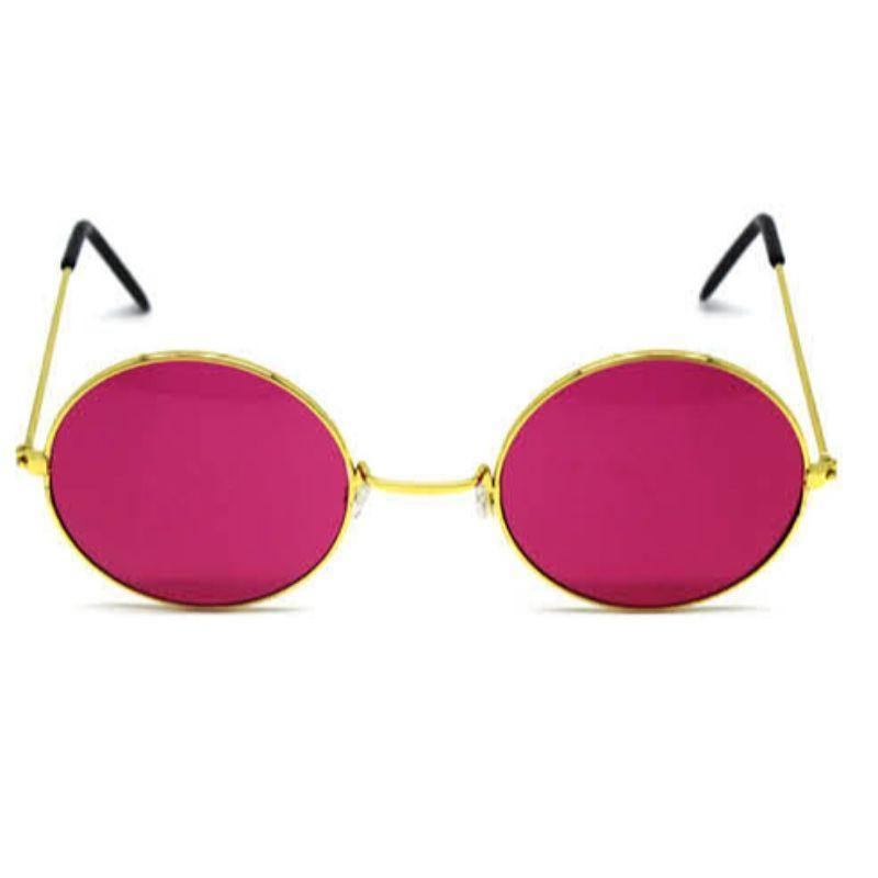 Adult Red Hippie Party Glasses