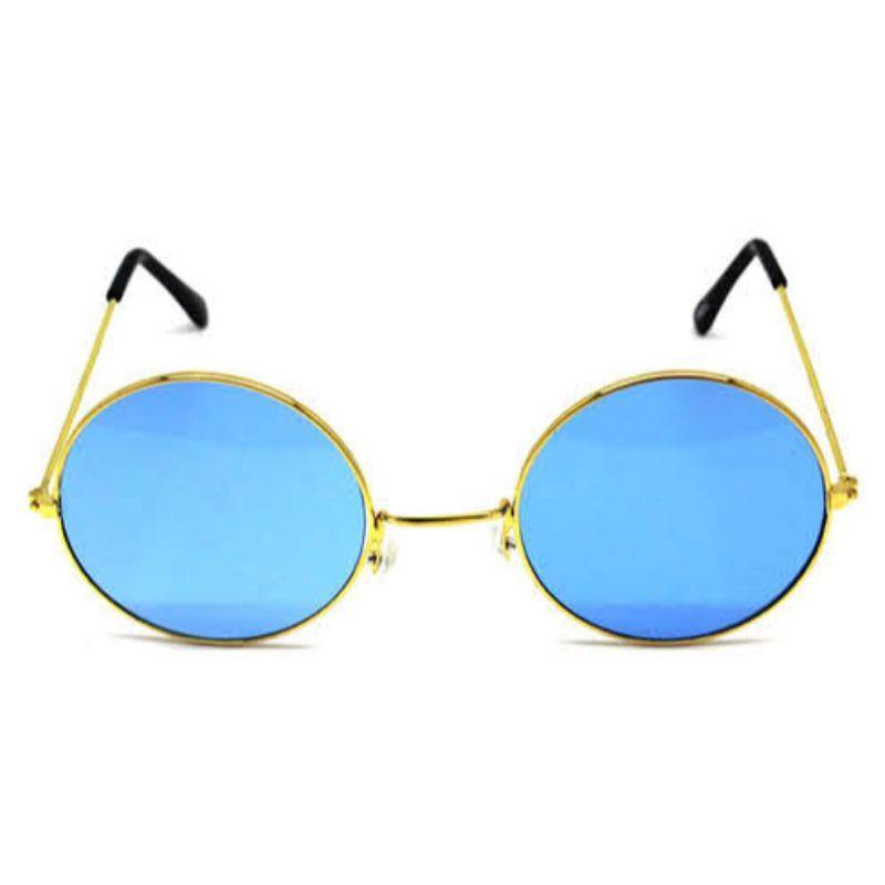 Adult Blue Hippie Party Glasses