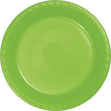 24 Pack Fresh Lime Luncheon Plates Paper - 18cm - The Base Warehouse