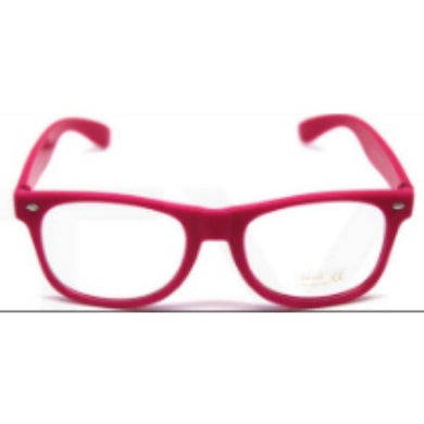 Hot Pink Wayfarers Party Glasses - The Base Warehouse