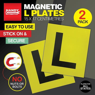 2 Pack Magnetic L Plates - 15cm x 17cm - The Base Warehouse