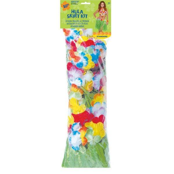 Adults Floral Hawaiian Hula Skirt - The Base Warehouse