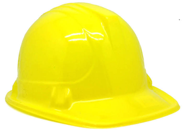Yellow Plastic Builder Helmet