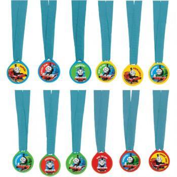 12 Pack Thomas & Friends Award Medals Ribbons Favors