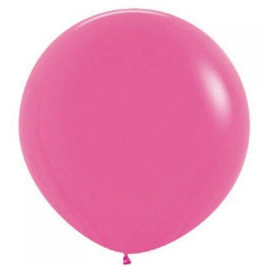 Fashion Fuchsia Latex Balloon - 90cm - The Base Warehouse