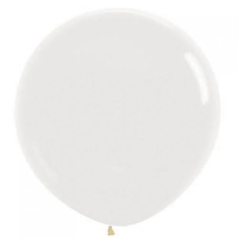 Crystal Clear Latex Balloons - 90cm