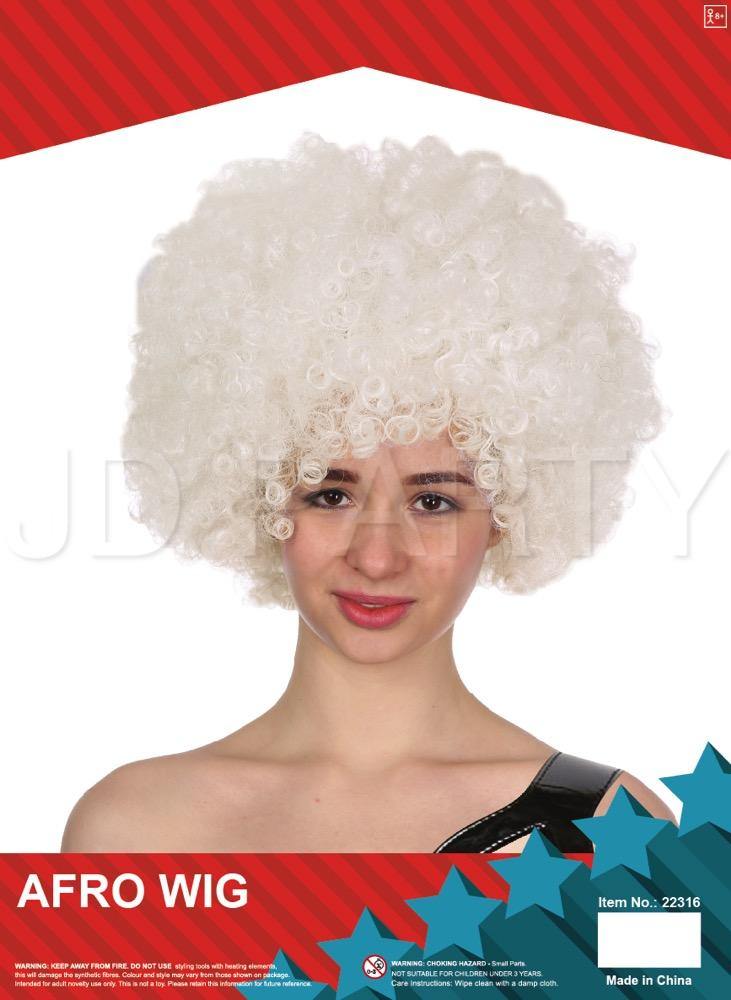 Adult Blonde Afro Wig - The Base Warehouse