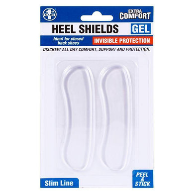 2 Pack Slim Line Gel Heel Shields - The Base Warehouse
