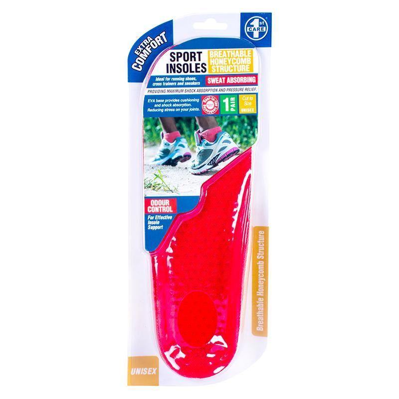 1 Pair Unisex Breathable Sports Insoles - The Base Warehouse