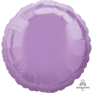 Pearl Lavender Circle Foil Balloon - 45cm - The Base Warehouse