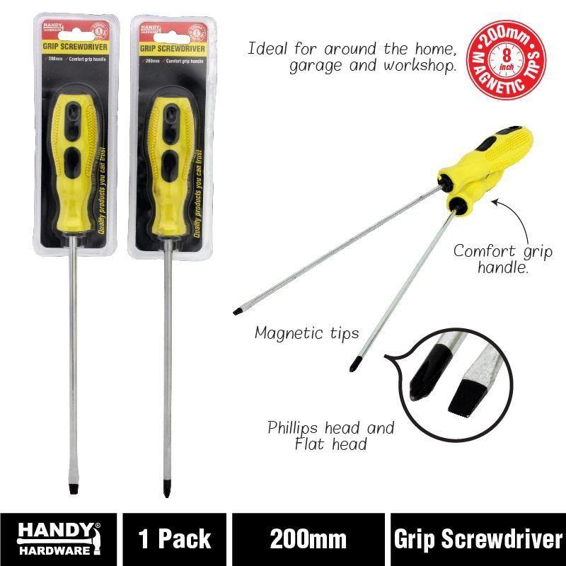 Grip Screwdriver - 20cm - The Base Warehouse