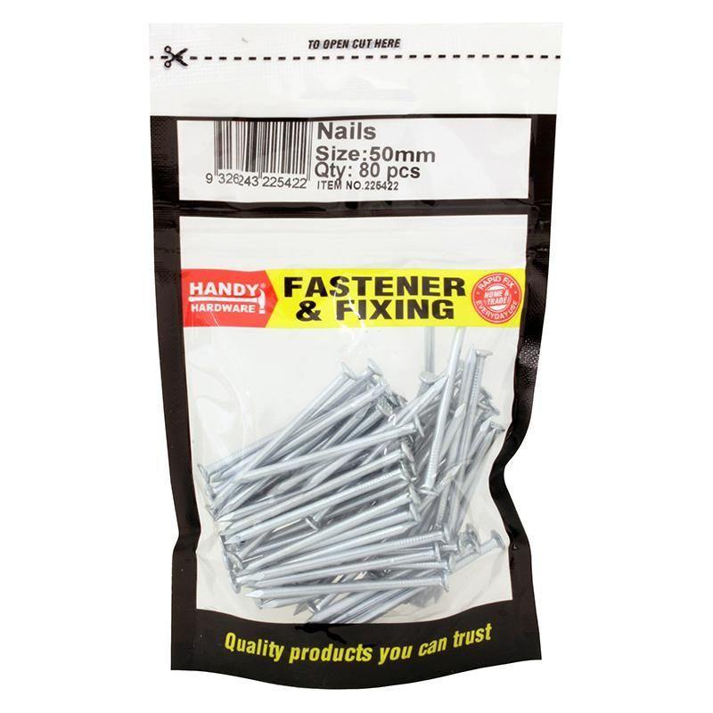 80 Pack Bag of Nails - 50mm - The Base Warehouse