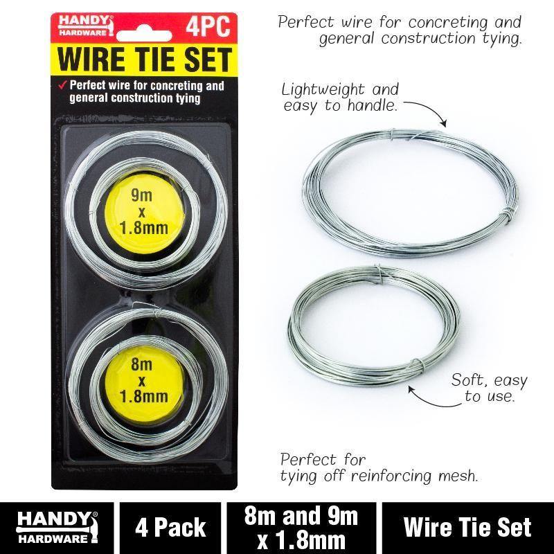 4 Pack Wire Tie Set - The Base Warehouse