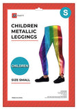 Load image into Gallery viewer, Kids Rainbow Metallic Leggings - Small - The Base Warehouse
