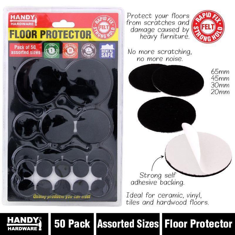 50 Pack Felt Floor Protectors - The Base Warehouse