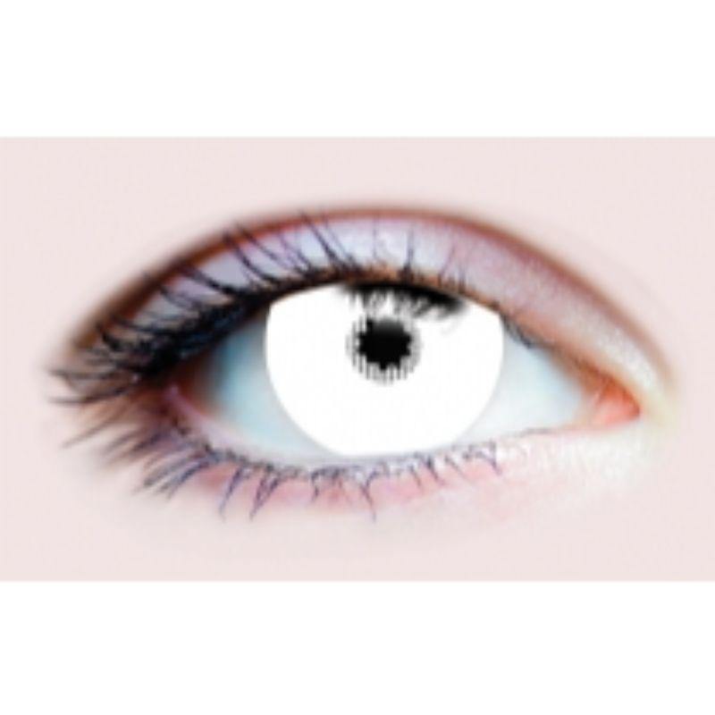 15.2mm Mini Scleral White Contact Lenses - The Base Warehouse