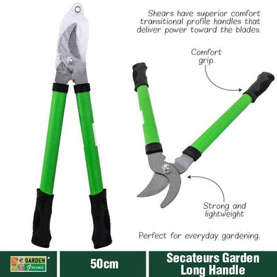 Long Handle Garden Secateurs - 50cm - The Base Warehouse