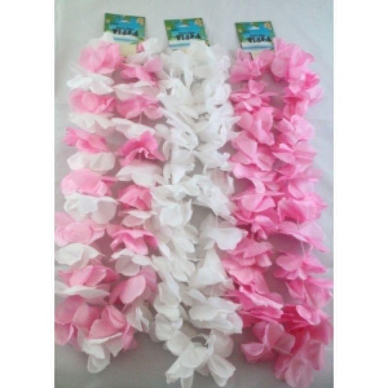 Pink and White Lei - The Base Warehouse