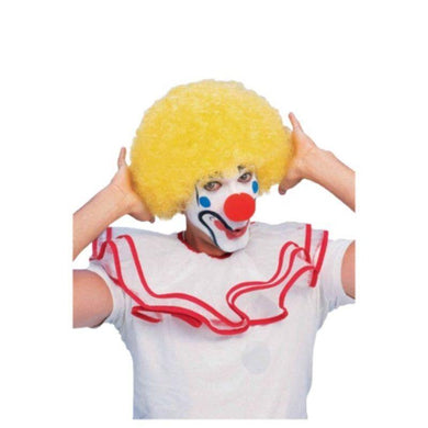 Yellow AfroClown Wig - The Base Warehouse