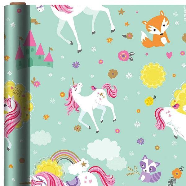 Magical Unicorn Gift Wrapping Paper