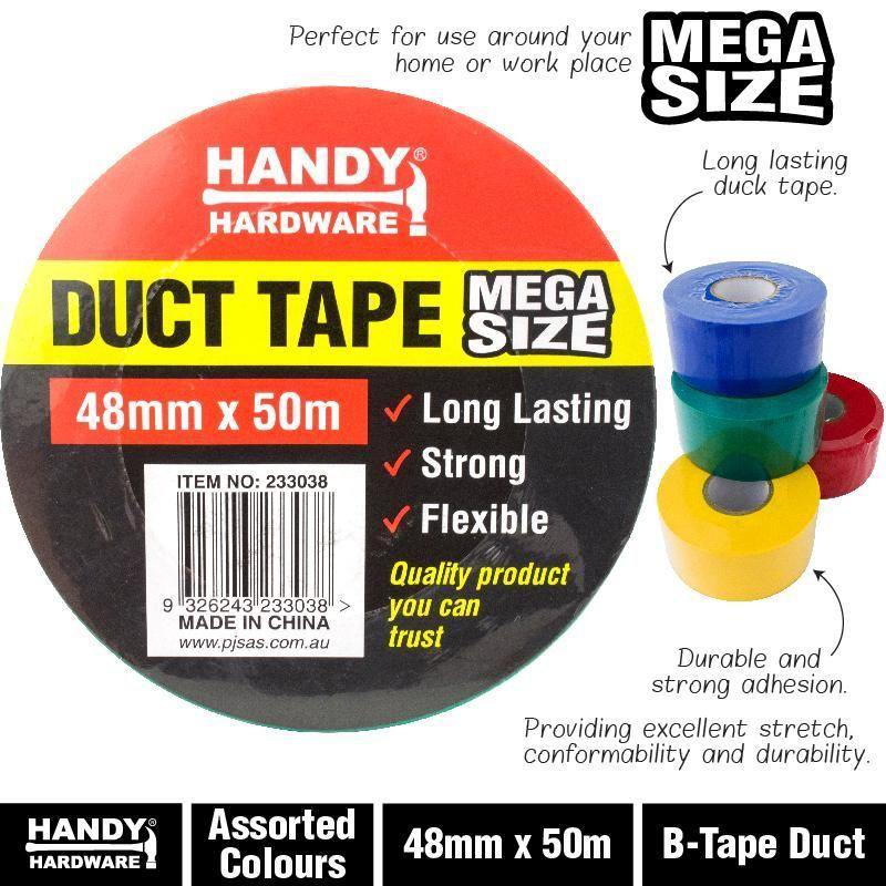 Coloured Duct Tape - 48mm x 50m - The Base Warehouse