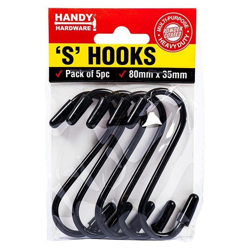 5 Pack S Hood with Ends - 8cm x 3.5cm