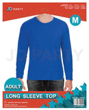 Load image into Gallery viewer, Adult Blue Long Sleeve Top - Medium - The Base Warehouse
