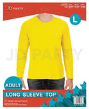Load image into Gallery viewer, Adult Yellow Long Sleeve Top - Large
