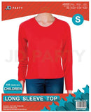 Load image into Gallery viewer, Kids Red Long Sleeve Top - Small - The Base Warehouse
