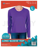 Load image into Gallery viewer, Kids Purple Long Sleeve Top - Large - The Base Warehouse
