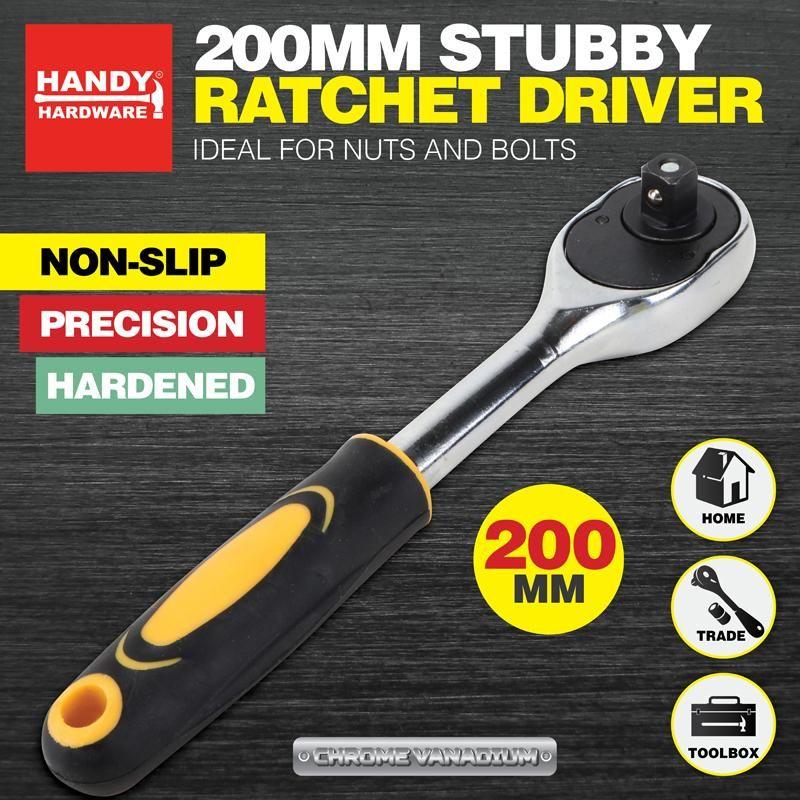 Stubby Ratchet Driver - 200mm