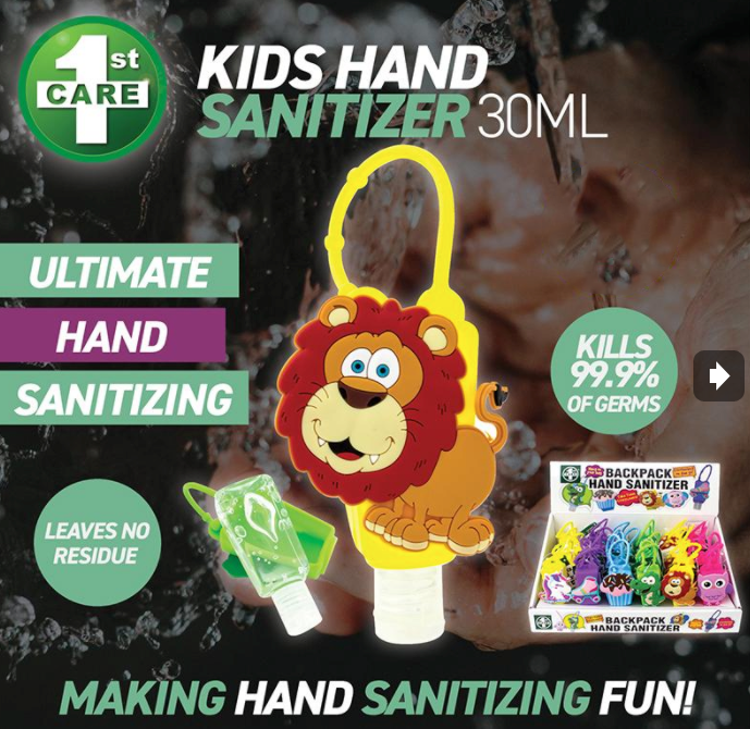 Kids Hand Sanitiser - 30ml - The Base Warehouse