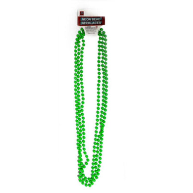 3 Pack Green Neon Beaded Necklace - The Base Warehouse