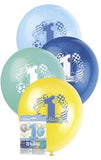 Load image into Gallery viewer, 8 Pack Blue 1st Birthday Latex Balloons - 30cm - The Base Warehouse
