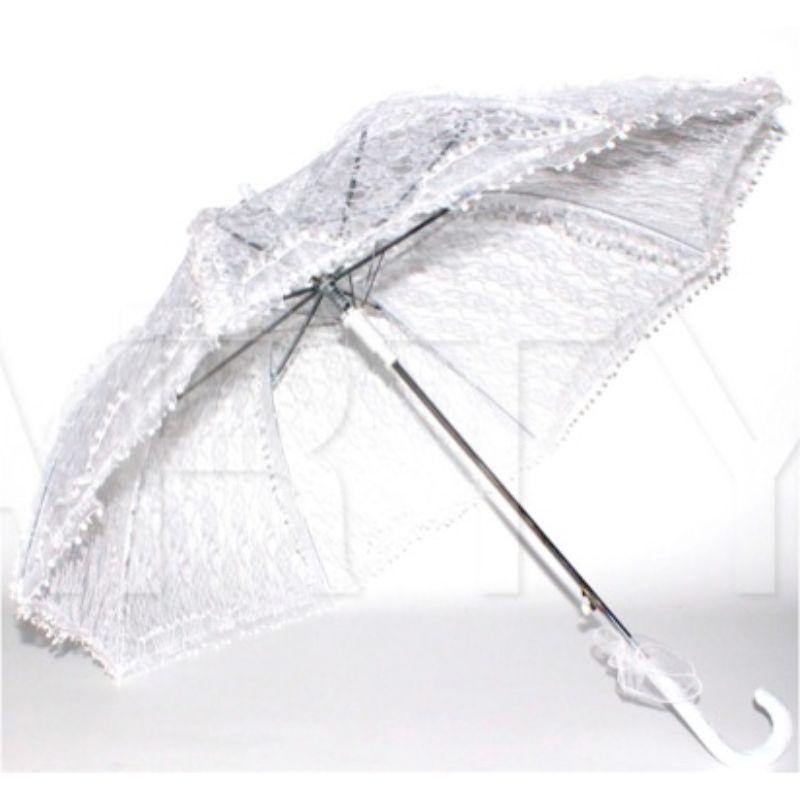 White Lace Umbrella - The Base Warehouse