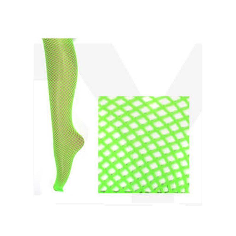 Womens Green Fishnet Pantyhose - The Base Warehouse