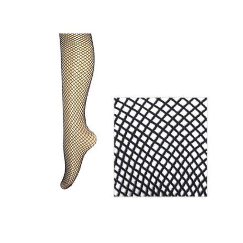 Womens Black Fishnet Pantyhose - The Base Warehouse