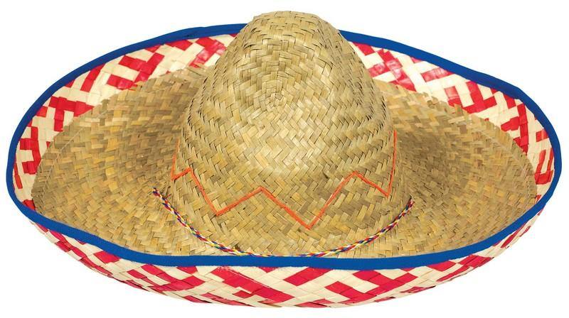 Fiesta Straw Somberero Hat - The Base Warehouse