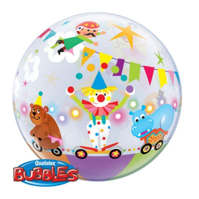 Circus Parade Bubble Balloon - 55cm - The Base Warehouse