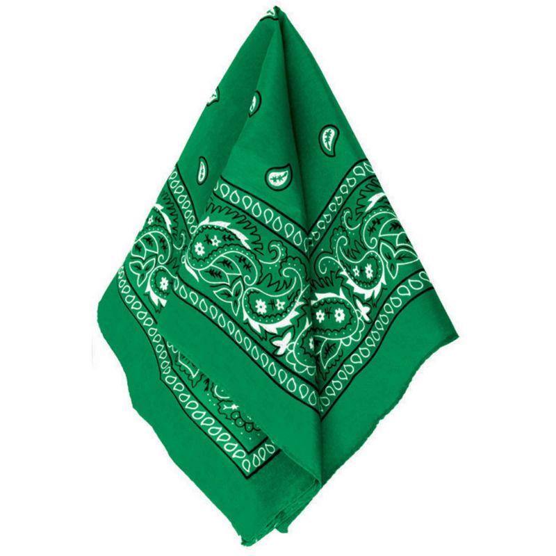 Green Paisley Bandana - The Base Warehouse