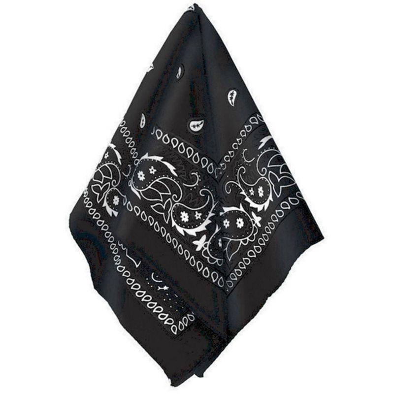 Black Paisley Bandana - The Base Warehouse