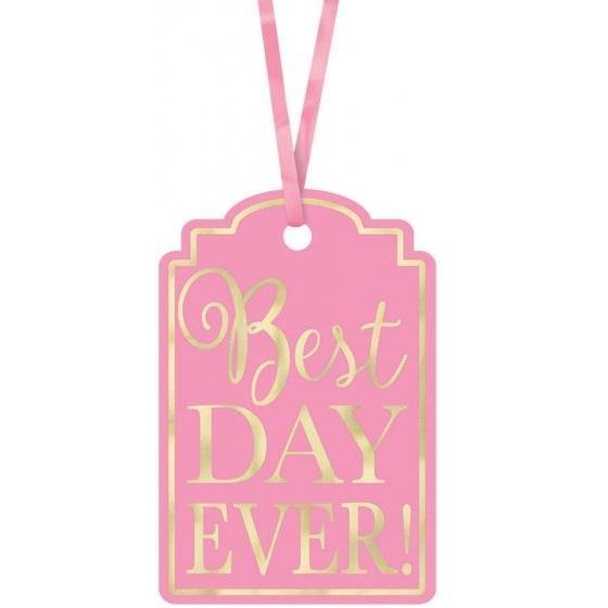 25 Pack New Pink Best Day Ever Tags - The Base Warehouse