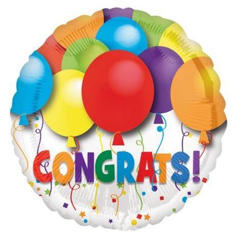 Congrats Foil Balloon - The Base Warehouse