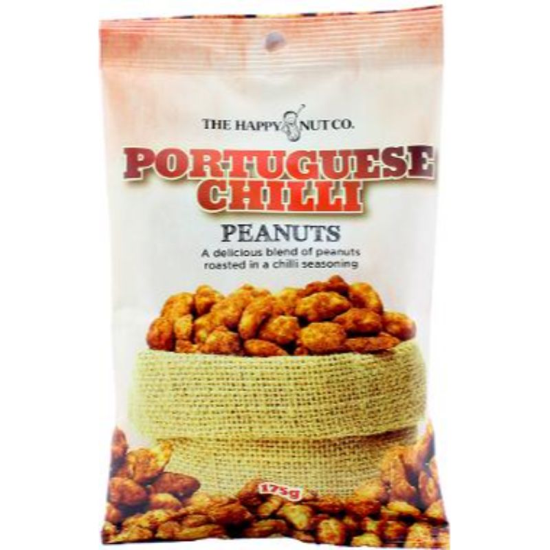 Happy Nut Co. Portuguese Chilli Peanuts - 175g