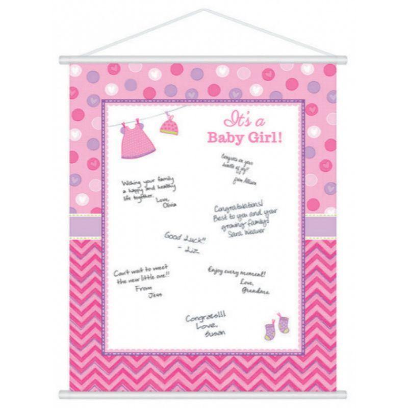 Shower with Love Girl Sign In Sheet - The Base Warehouse