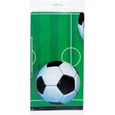 3D Soccer Plastic Tablecover - 137cm x 213cm - The Base Warehouse