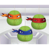 Load image into Gallery viewer, 3 Pack TMNT Hcomb Decoration - 17.7cm - The Base Warehouse
