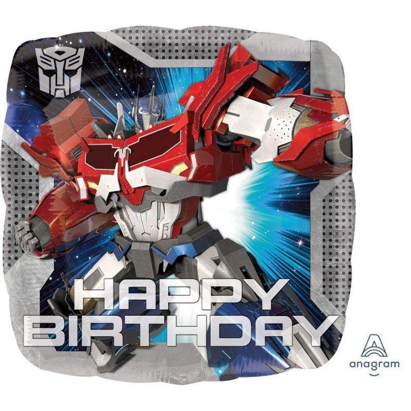 Transformers Animated Happy Birthday Foil Balloon - 45cm