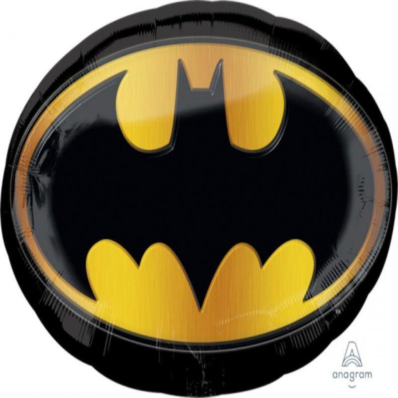 Batman Emblem Foil Balloon - 68cm x 48cm - The Base Warehouse
