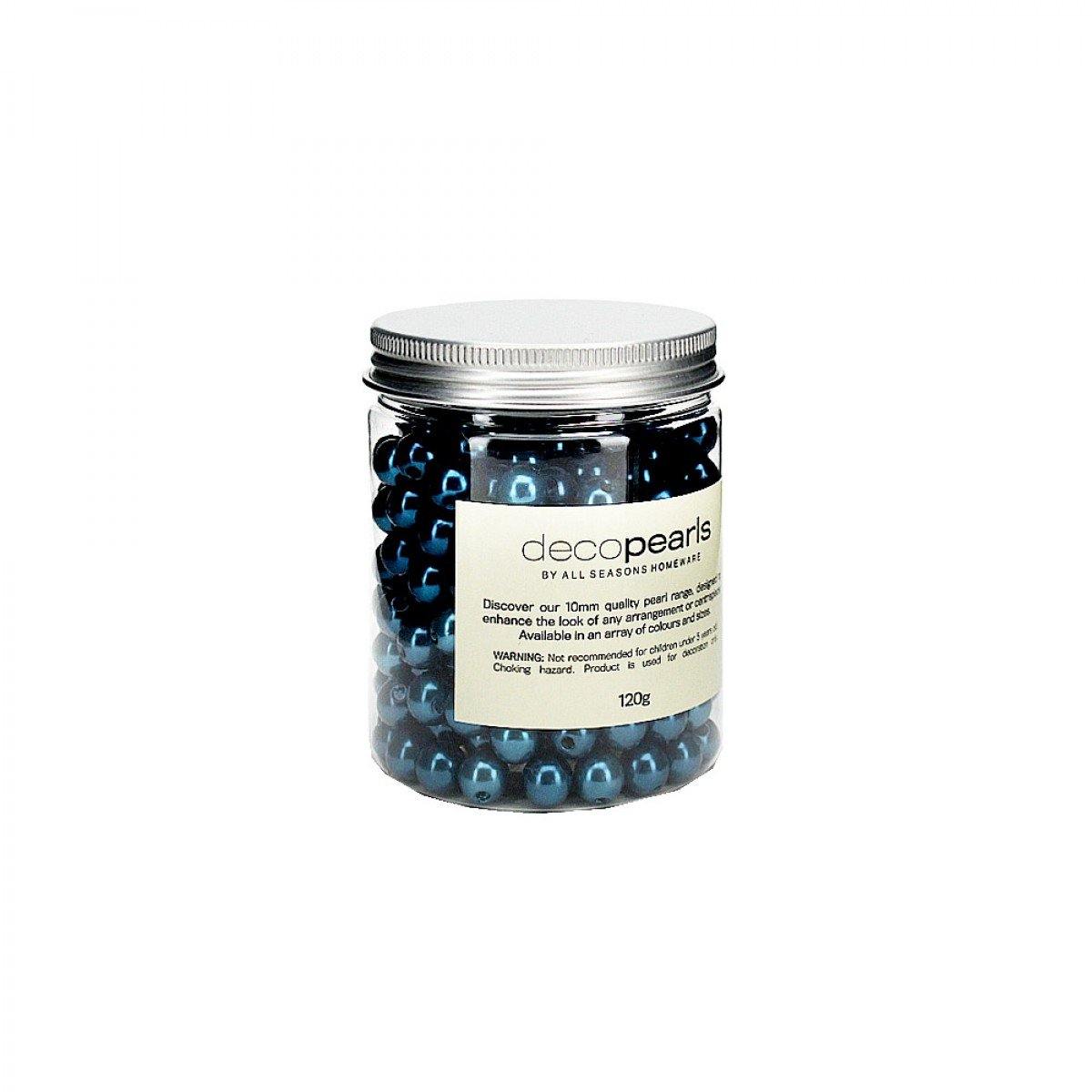 Cobalt Blue Decorative Pearls - 120g - The Base Warehouse